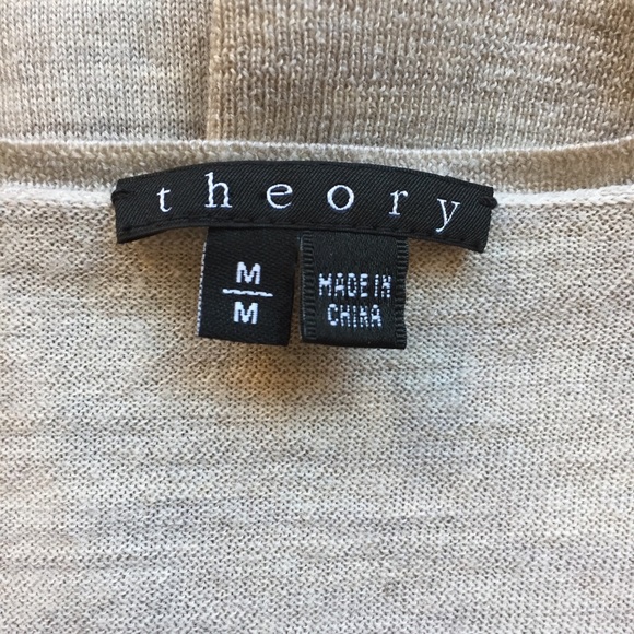 Gorgeous Theory Beige Wool Long Sleeve! - Picture 3 of 8